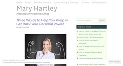 Desktop Screenshot of maryhartley.com