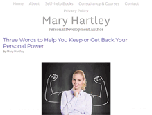 Tablet Screenshot of maryhartley.com